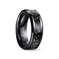 Thumbnail for Orbit Rings Tungsten Carbide 7 Cosmic Black