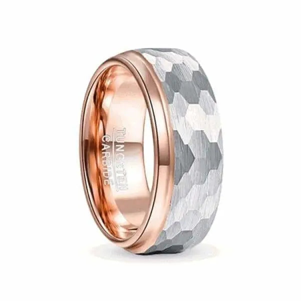 Orbit Rings Tungsten Carbide 7 Dawn Rose