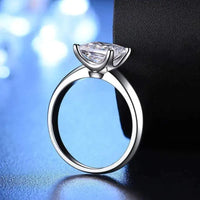 Thumbnail for Moissanite Engagement Ring. Sterling Silver