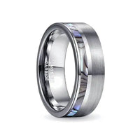 Thumbnail for Orbit Rings Tungsten Carbide 7 Silver Moon