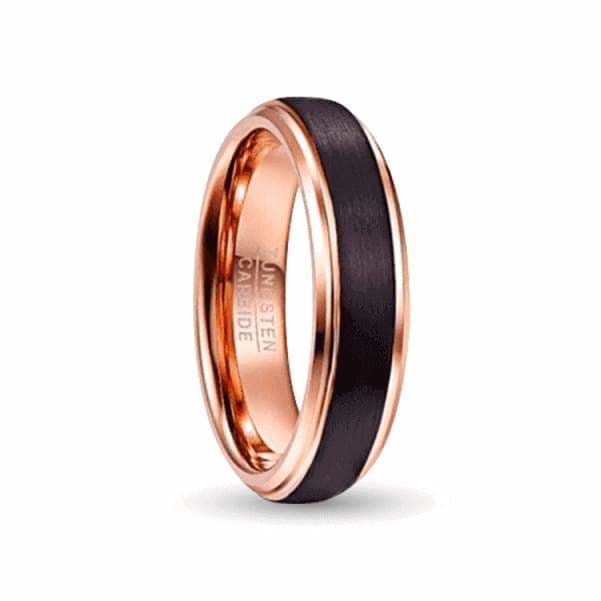 Orbit Rings Tungsten Carbide 5 Morning Star Slim